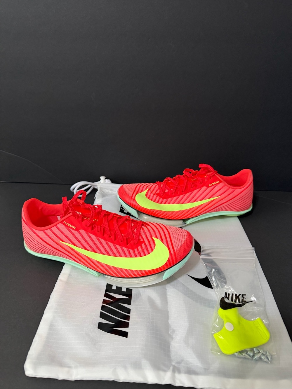Nike Air Zoom Maxfly 2 Men’s Size 8.5 Bright Crimson Track Spikes FD8395-600